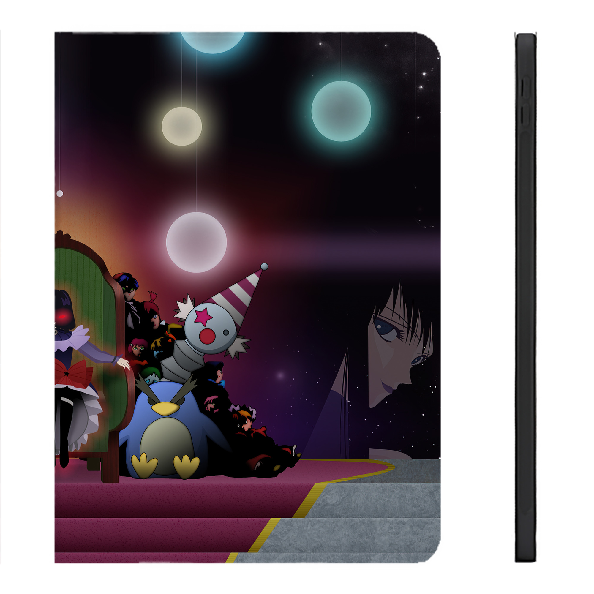 （画像用） 美少女戦士セーラームーン Sailor Moon IPadケース ペンホルダー付き ブックスタイルデザイン